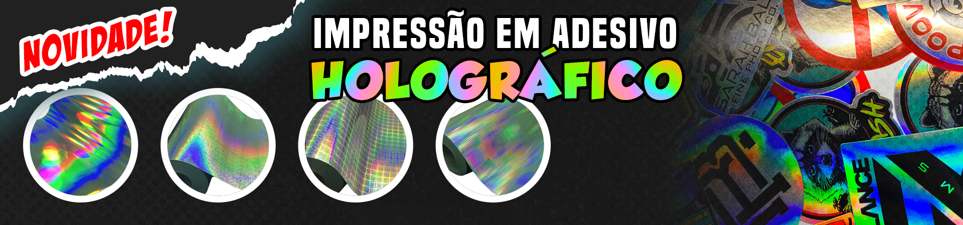 Adesivo Holográfico