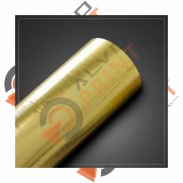 Adesivo Metallic Ouro Escovado Vinil Gold Metallic Imprimax     