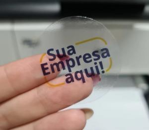 Adesivo Vinil Transparente Imprimax - LAMINADO     COM RECORTE 